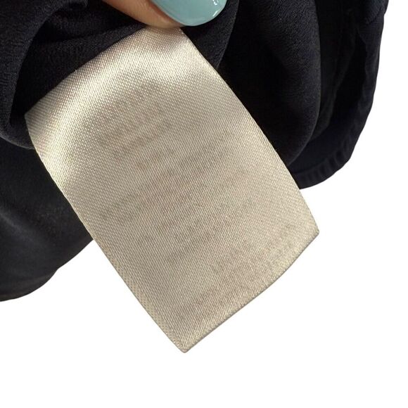 Adelyn Rae Dress Navy Blue Sleeveless Ruffle Small Fit & Flare Above Knee V Neck - Picture 7 of 8